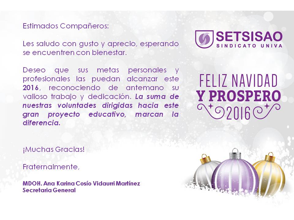 ¡Felices Fiestas!